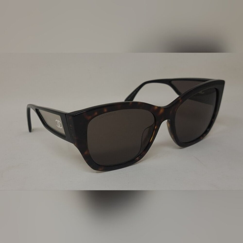 CHANEL Women's Sunglasses 5429 Havana Mirror Arms CC Logo 55-17-140